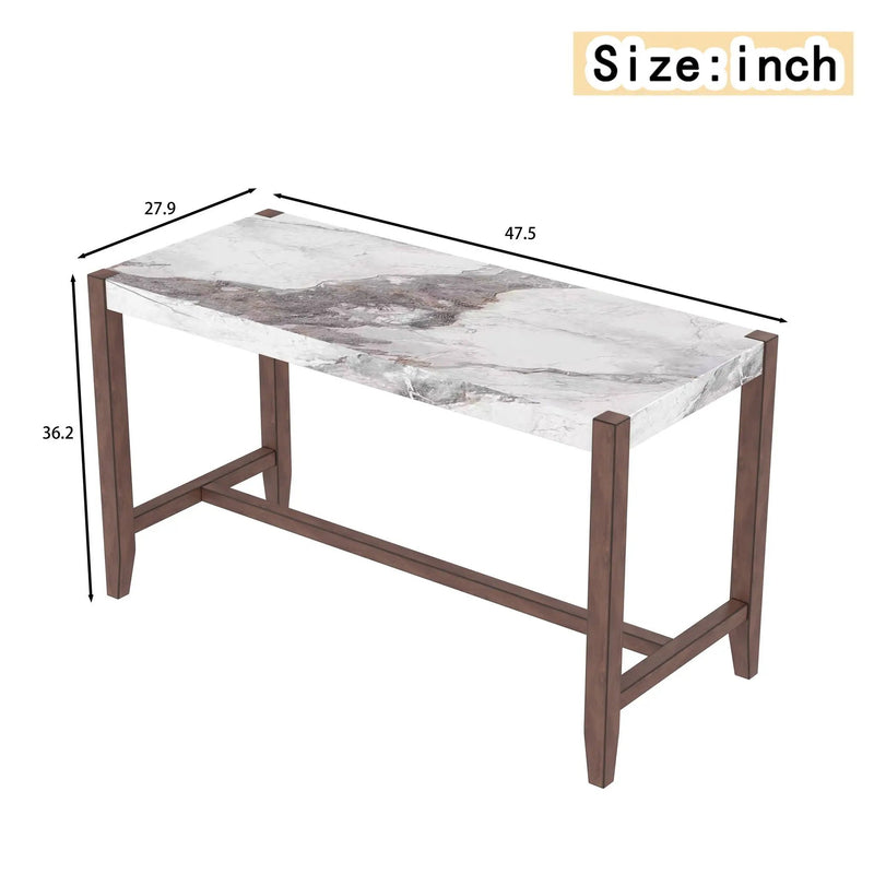 Counter Height Bar Table For Kitchen by Unique Piece Furniture
