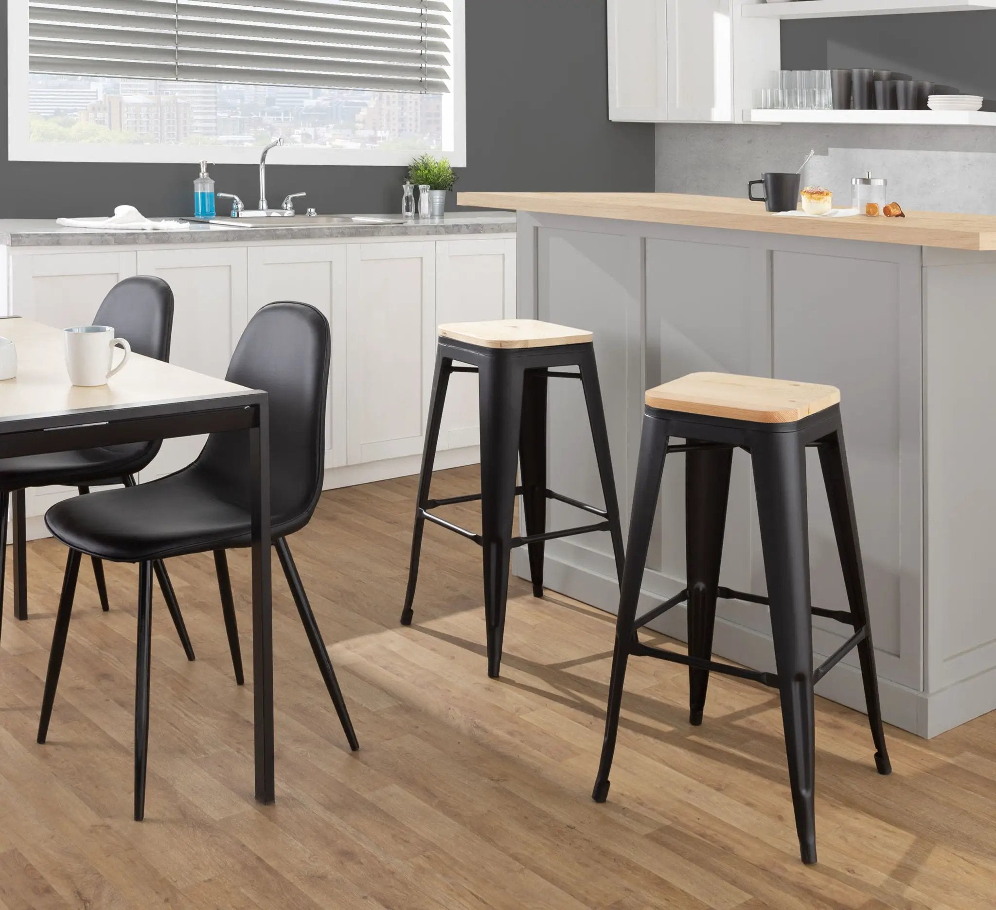 Oregon - Contemporary Barstool (Set of 2) by Unique Piece Furniture