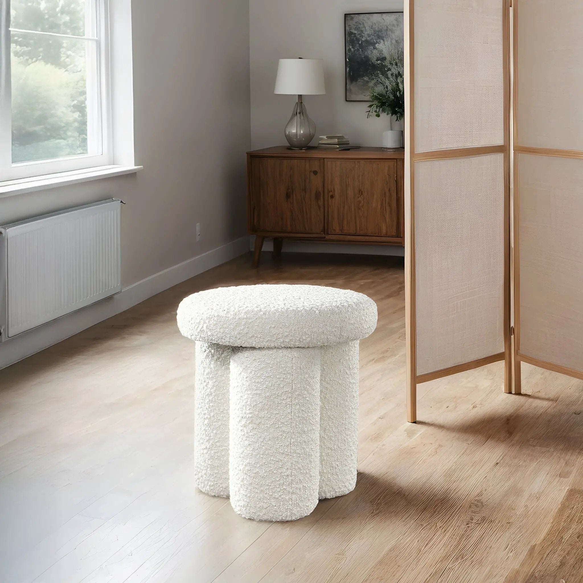 Wesley - Stool - Ivory by Unique Piece Furniture