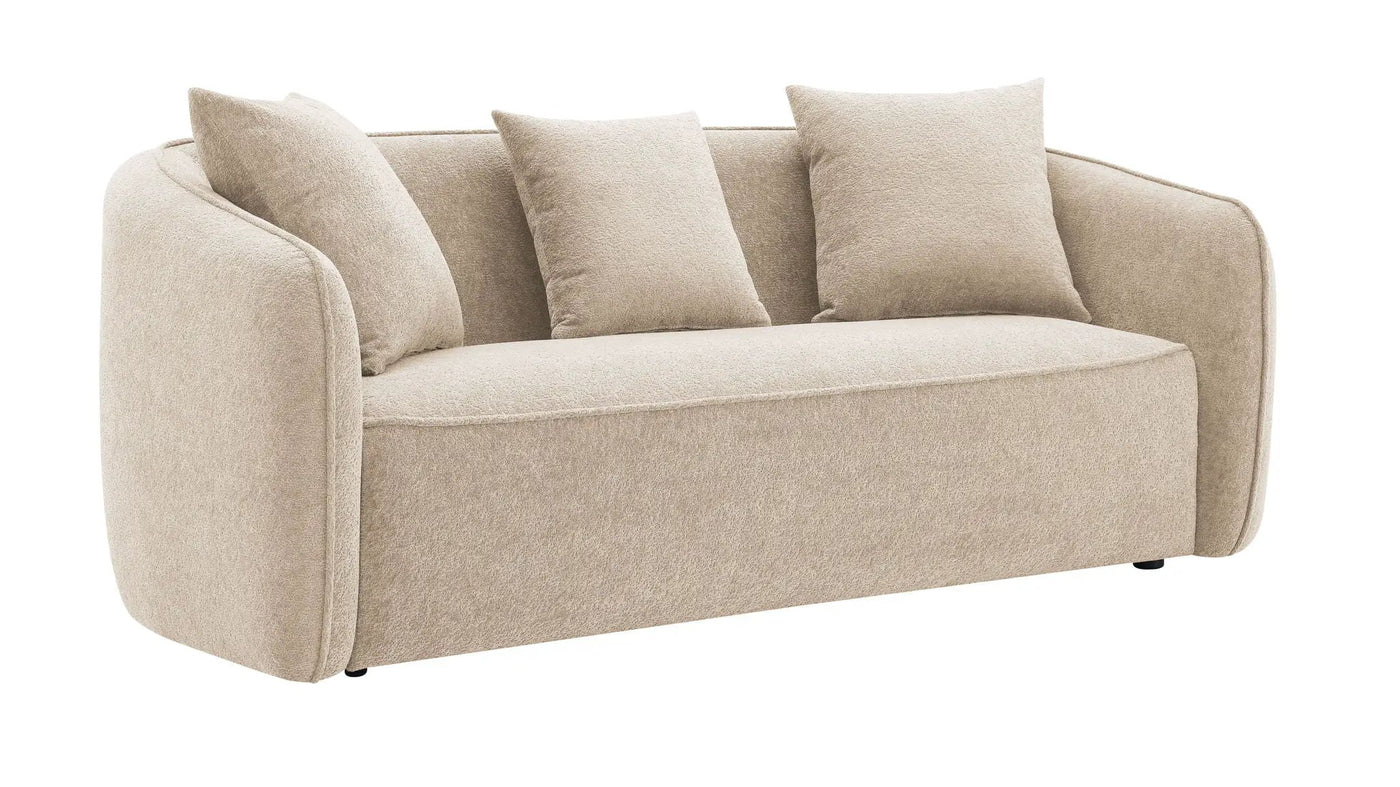 Keith - Sofa With 3 Matching Color Toss Pillows by Unique Piece Furniture