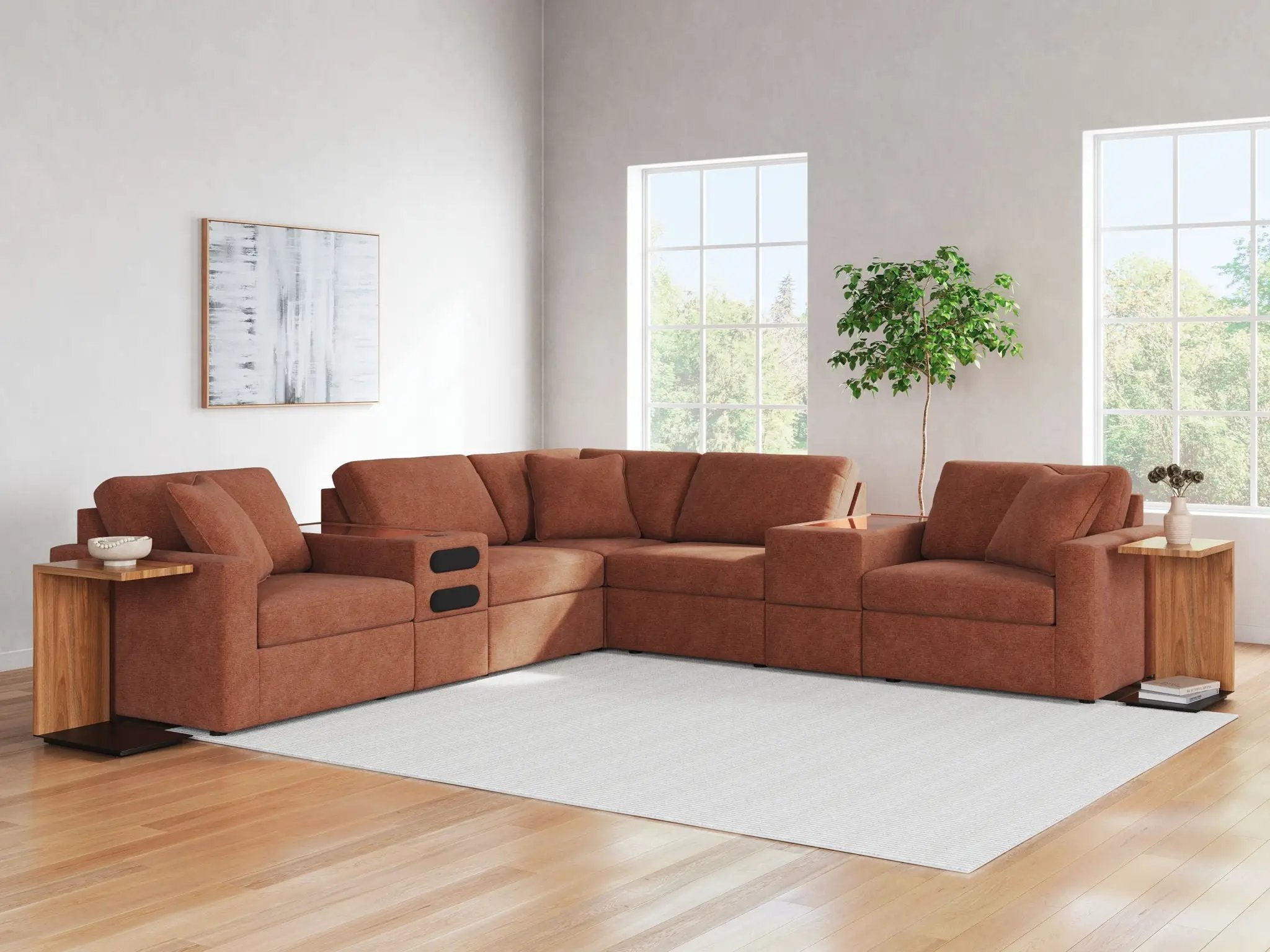 Modmax - Sectional - Spice by Unique Piece Furniture