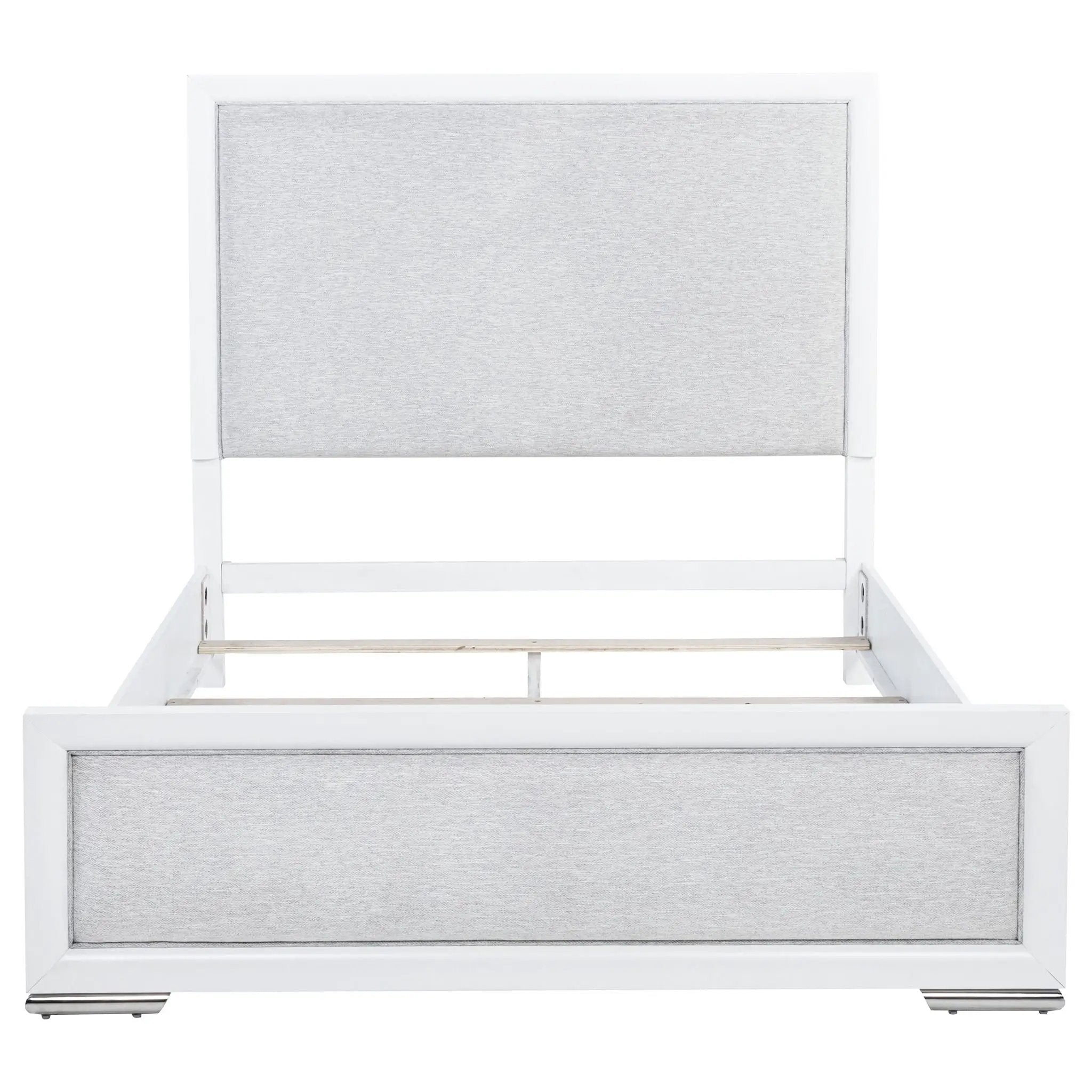 Gracemont 57-inch Queen Panel Bed Grey and White by Unique Piece Furniture
