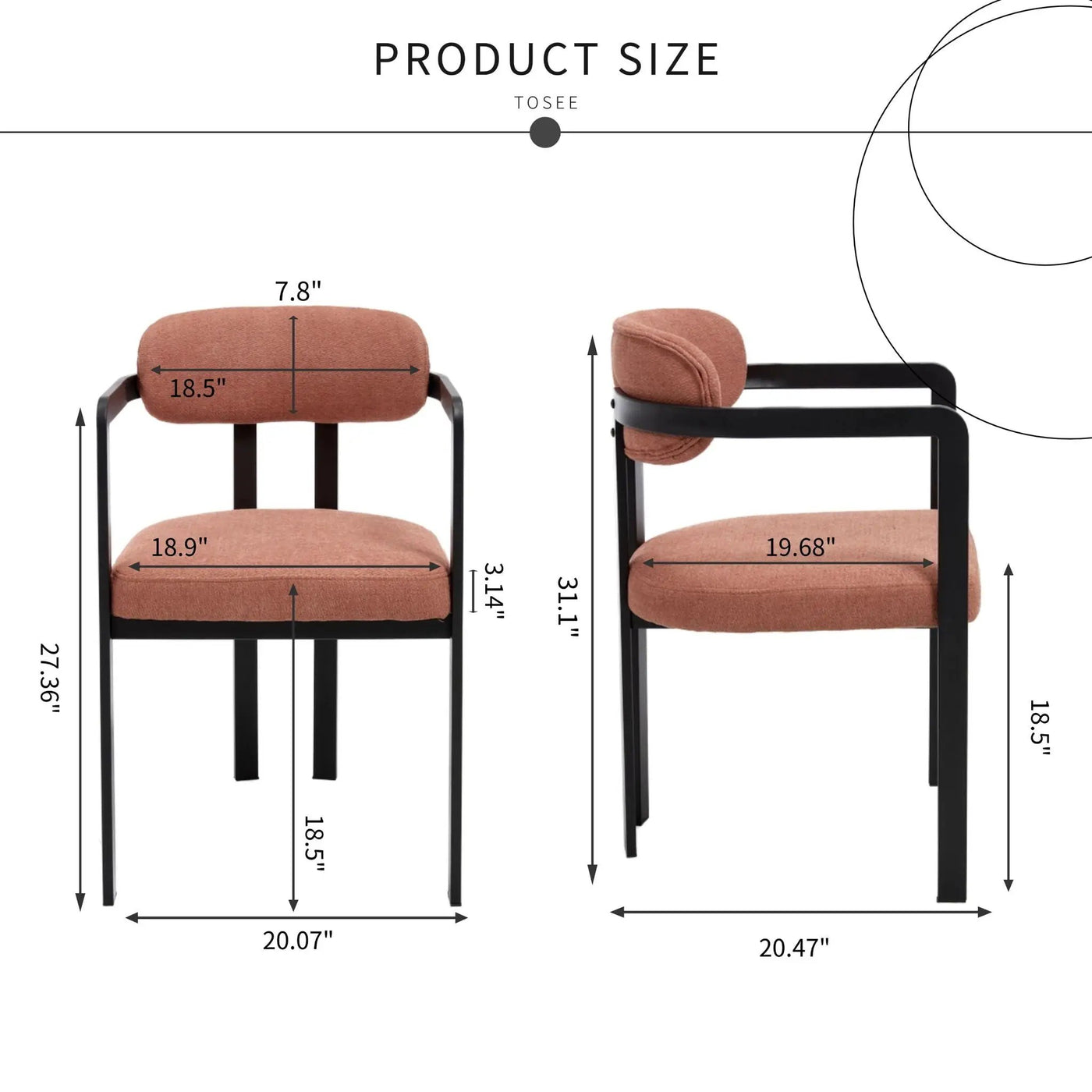 Dining Arm Chairs (Set of 2) by HouseOfZazla