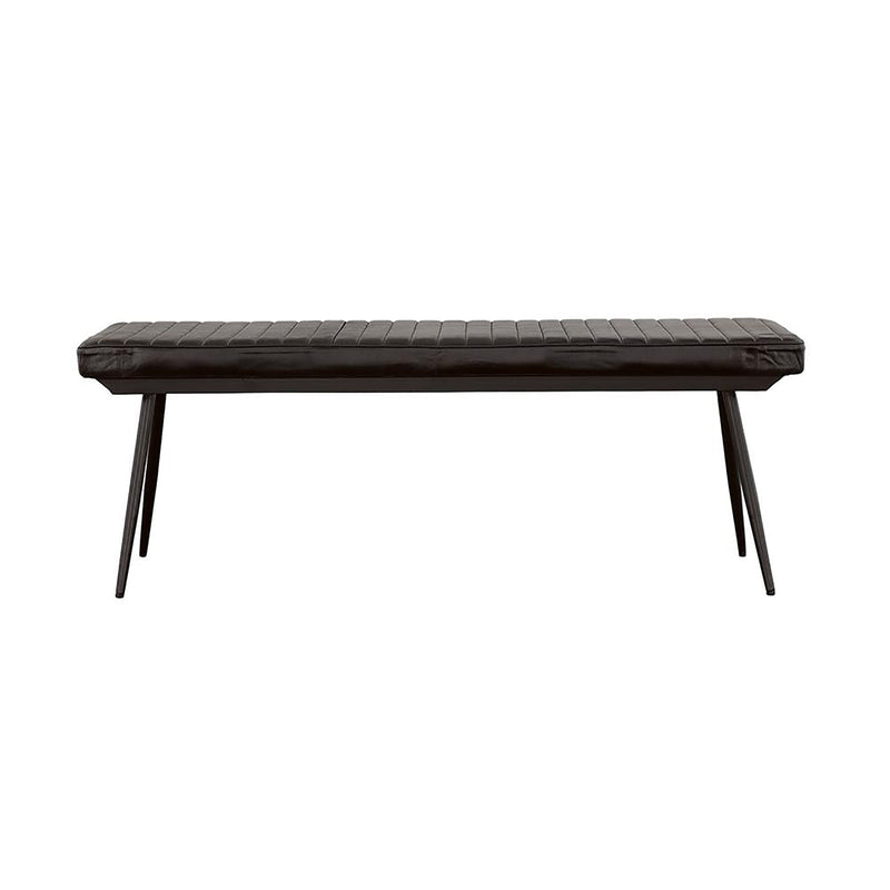 Tufted Cushion Side Bench With Tapered Legs by HouseOfZazla