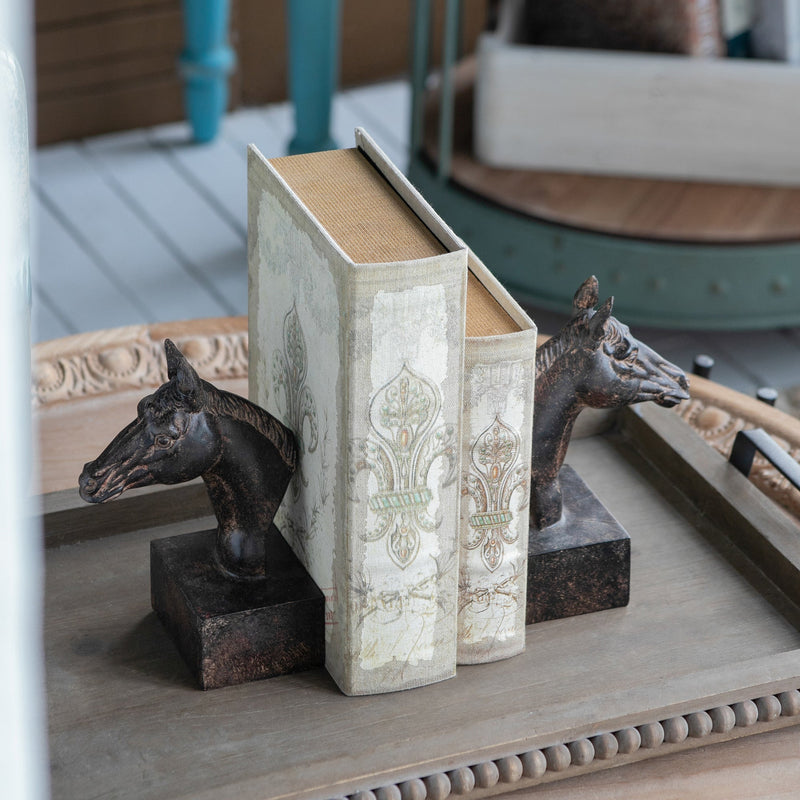 S/2 5.1x4x8' Horse Bookends by HouseOfZazla