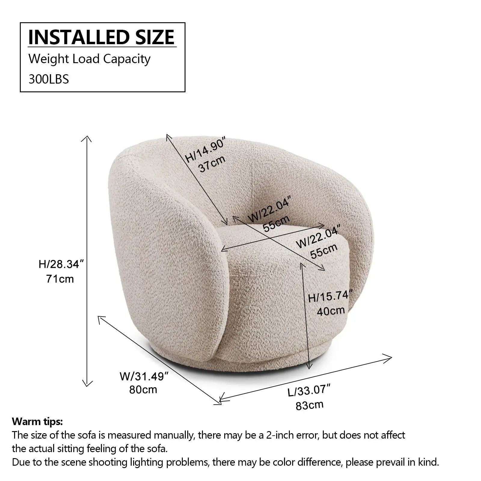 Swivel Accent Upholstered Barrel Chair by Unique Piece Furniture