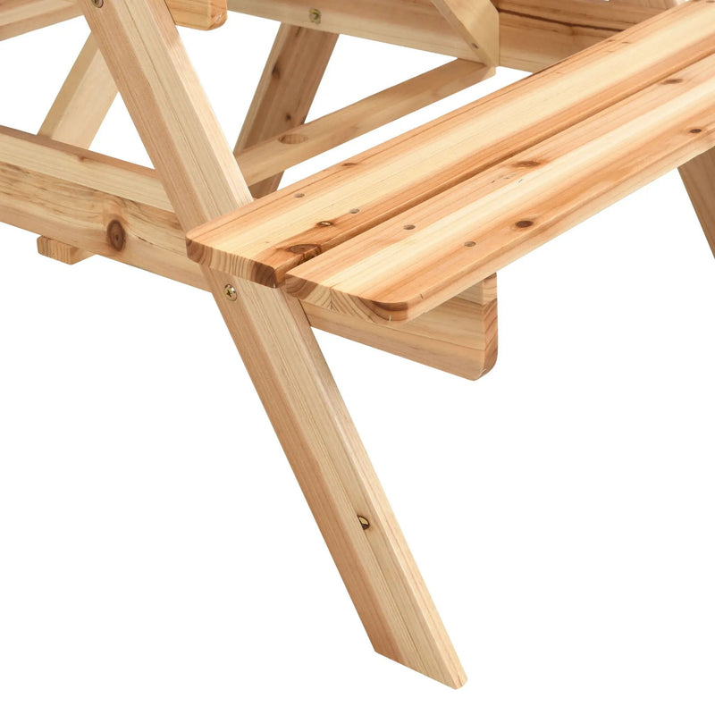 Durable Solid Wood Children's Dining Table And Chairs Set, Multi-Functional by HouseOfZazla