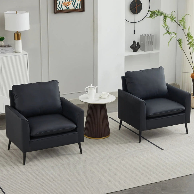 Nordic Retro Light Luxury Upholstered Sofa Chair by Unique Piece Furniture