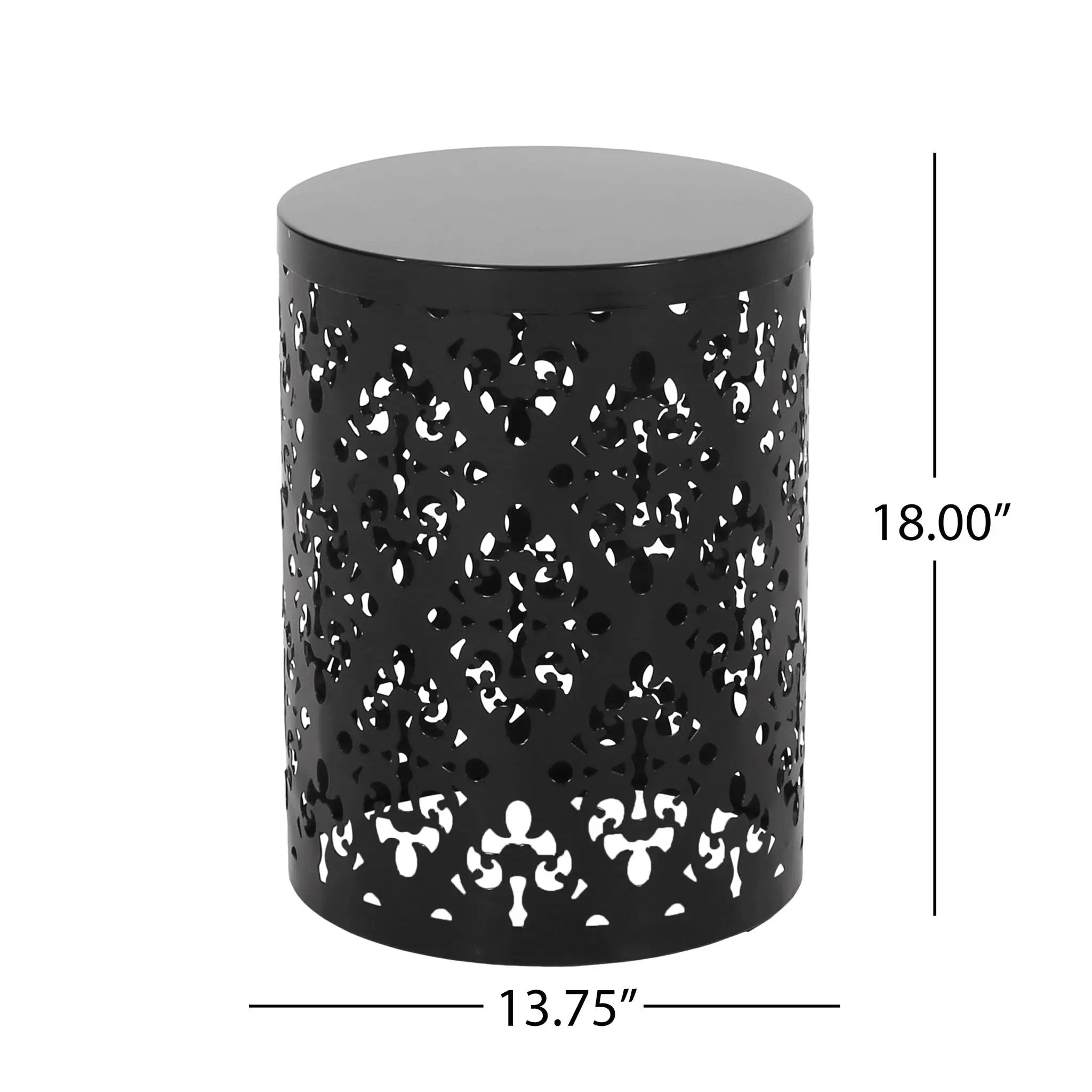 Outdoor Metal Modern Design End Table by HouseOfZazla