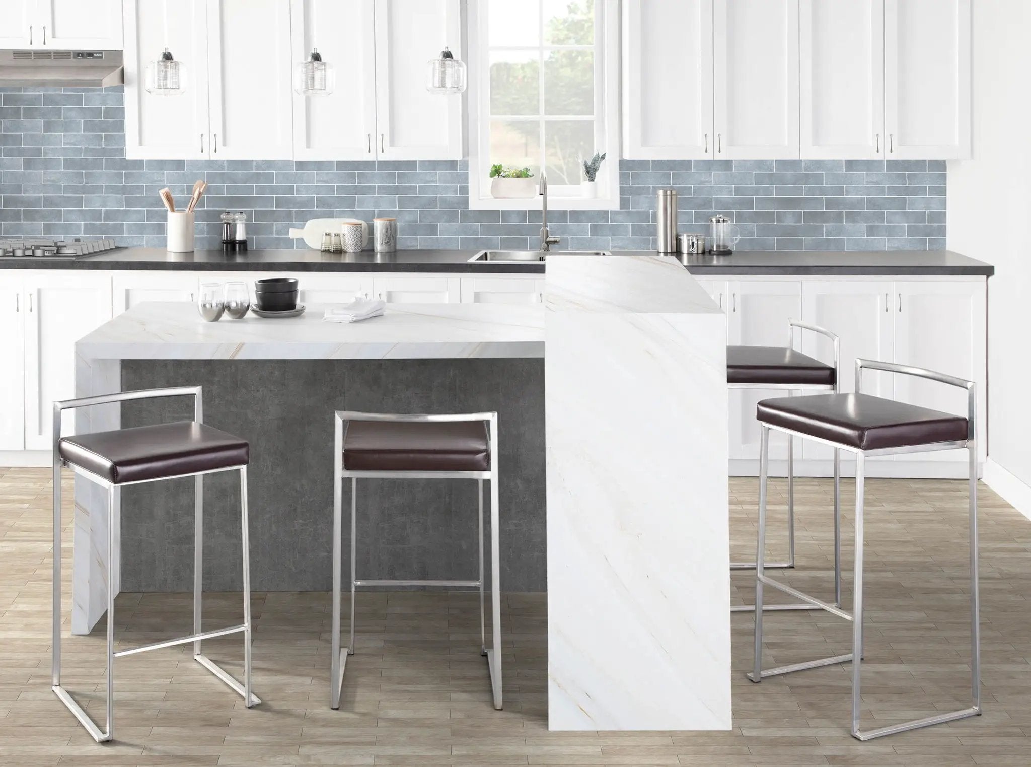 Fuji - Contemporary Stackable Design Barstool by Unique Piece Furniture
