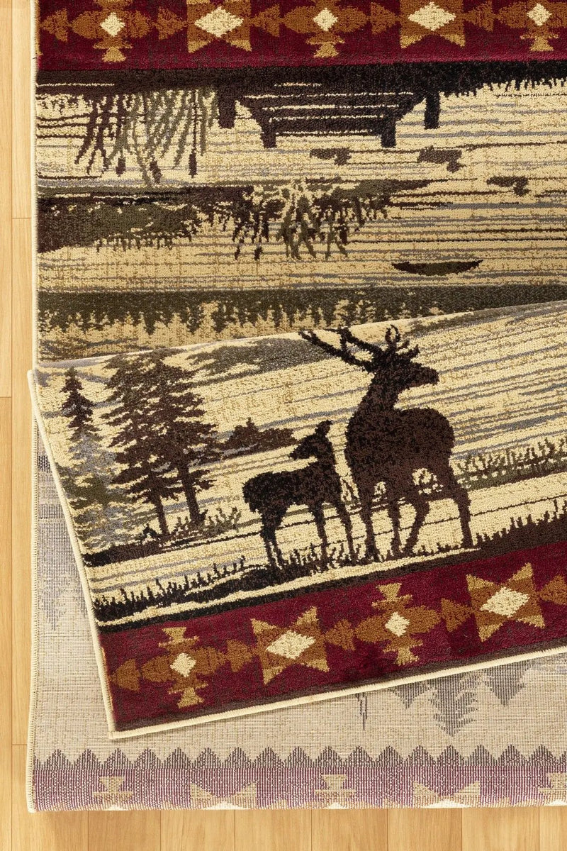 Nature's Nest - GC_CBL3005 Lodge Area Rug by Unique Piece Furniture