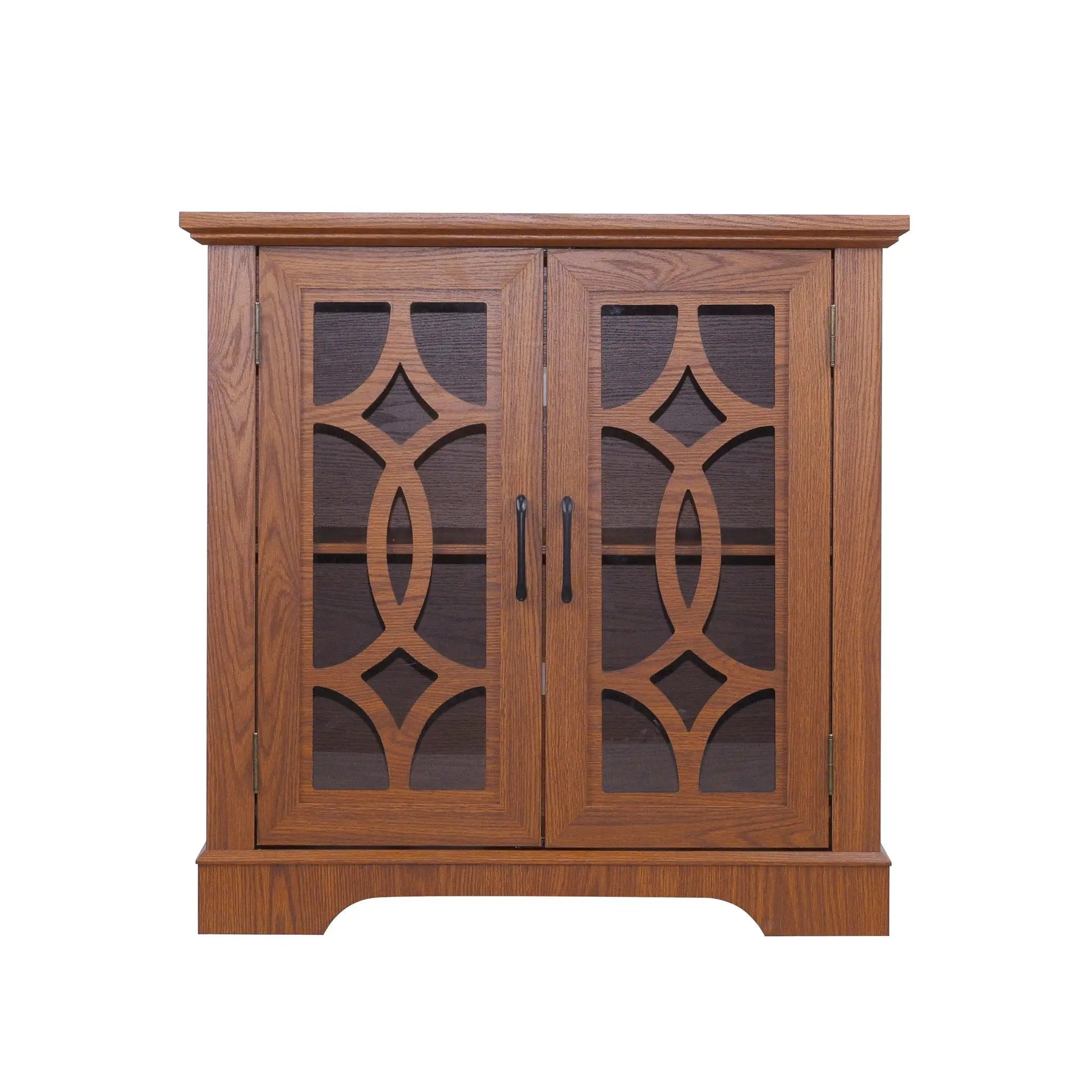 Spacious Sideboard With Adjustable Shelf Storage - Dark Oak by HouseOfZazla