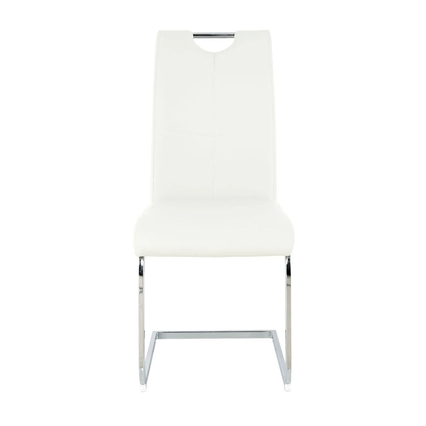 Modern Dining Chairs With Padded Seat And Metal Legs by HouseOfZazla