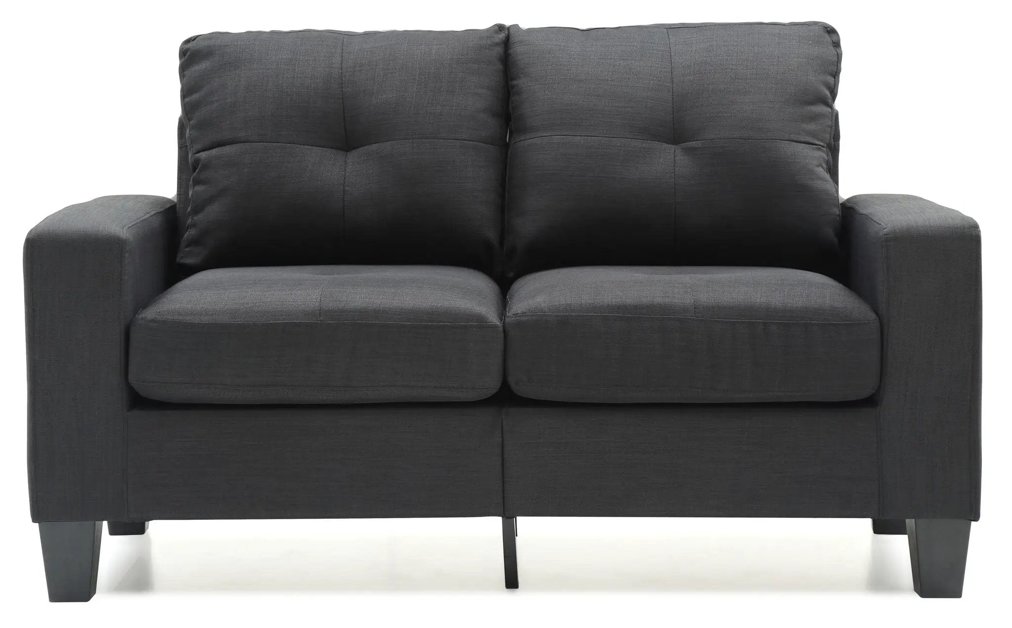 Newbury - Track Arm Loveseat For Cozy Spaces by Unique Piece Furniture