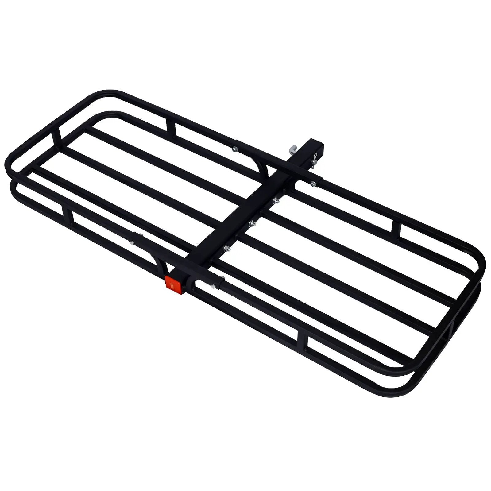 Heavy Duty Steel Hitch Mount Cargo Carrier Rack For SUV, Truck, Car With 2" Receiver - Black by HouseOfZazla