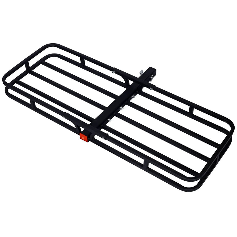 Heavy Duty Steel Hitch Mount Cargo Carrier Rack For SUV, Truck, Car With 2" Receiver - Black by HouseOfZazla