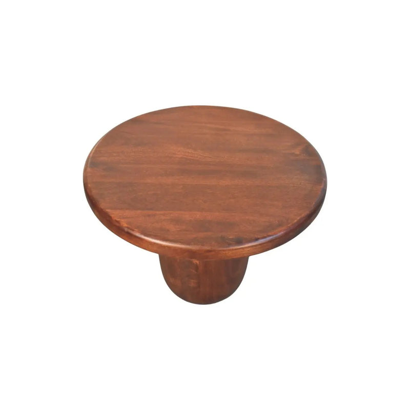 Solid Wood Clara Sculpted Coffee Table by HouseOfZazla