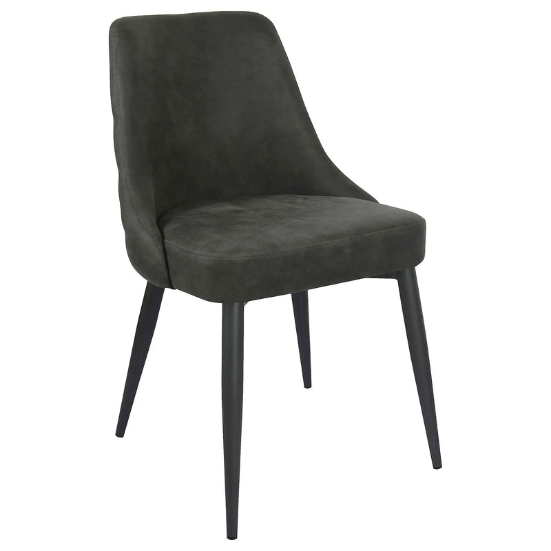 Cosmo Upholstered Dining Side Chair Grey (Set of 2) by Unique Piece Furniture