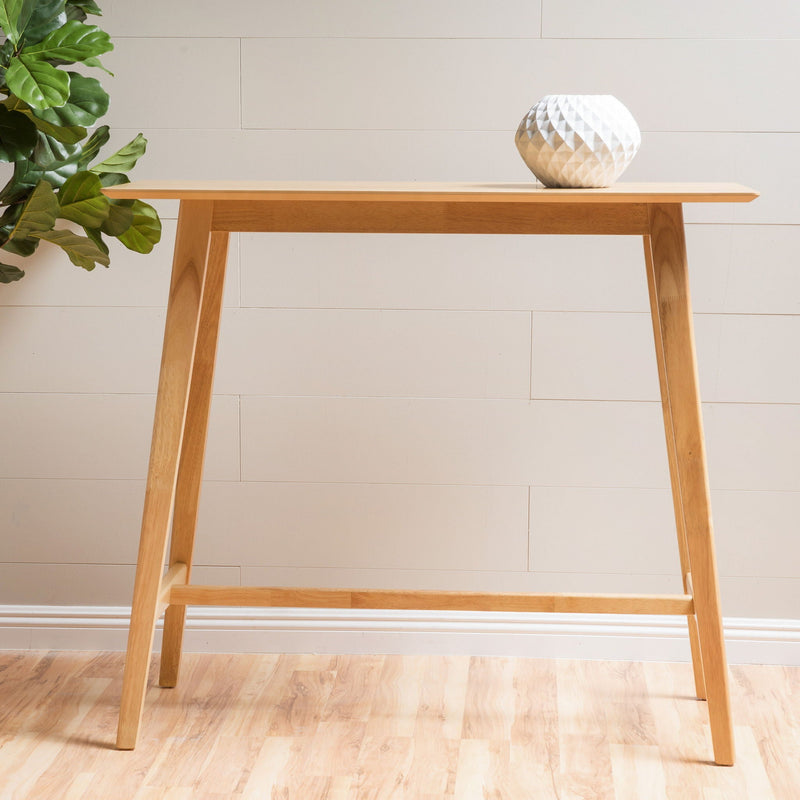 Bar Height Dining Table With Splayed Legs And Elongated Rectangular Top by HouseOfZazla