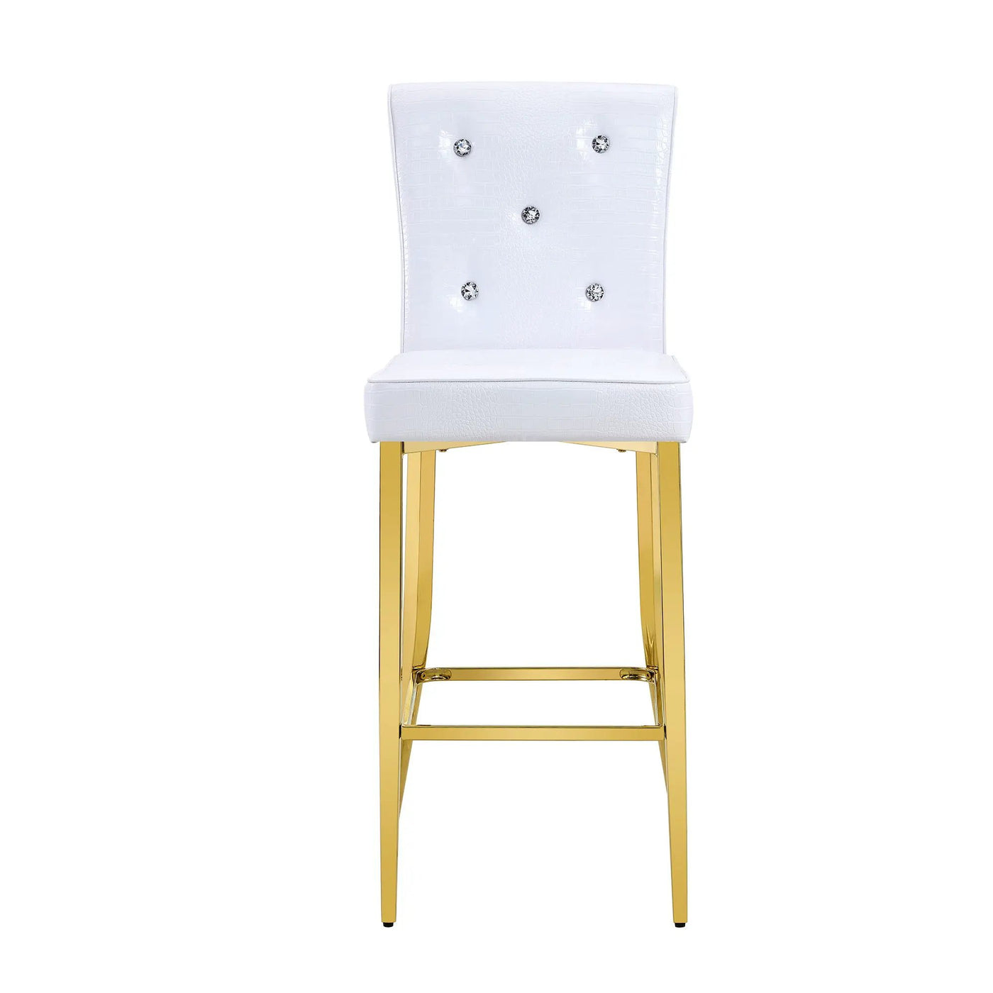Bar Chairs With Crystal Clasp Design (Set of 2) by HouseOfZazla