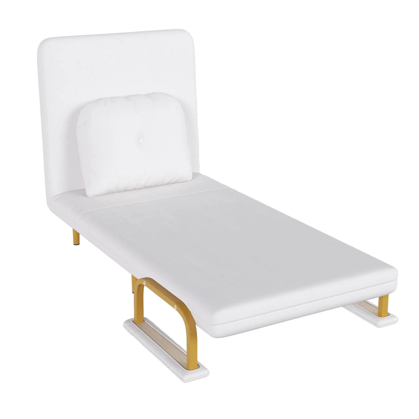 3 In 1 Convertible Folding Sofa Bed With Adjustable Backrest And Pillow by Unique Piece Furniture