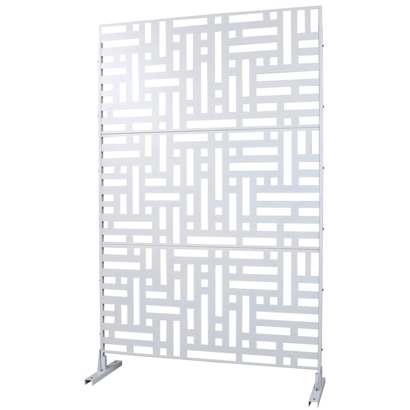 Decorative Freestanding Metal Privacy Screen For Indoor & Outdoor Use by HouseOfZazla