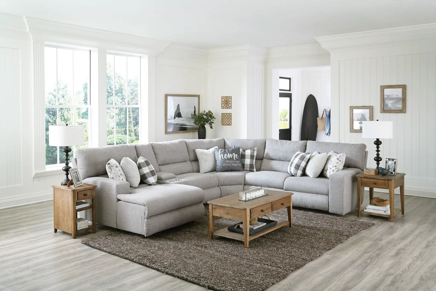 Rockport - Reclining Sectional by Unique Piece Furniture