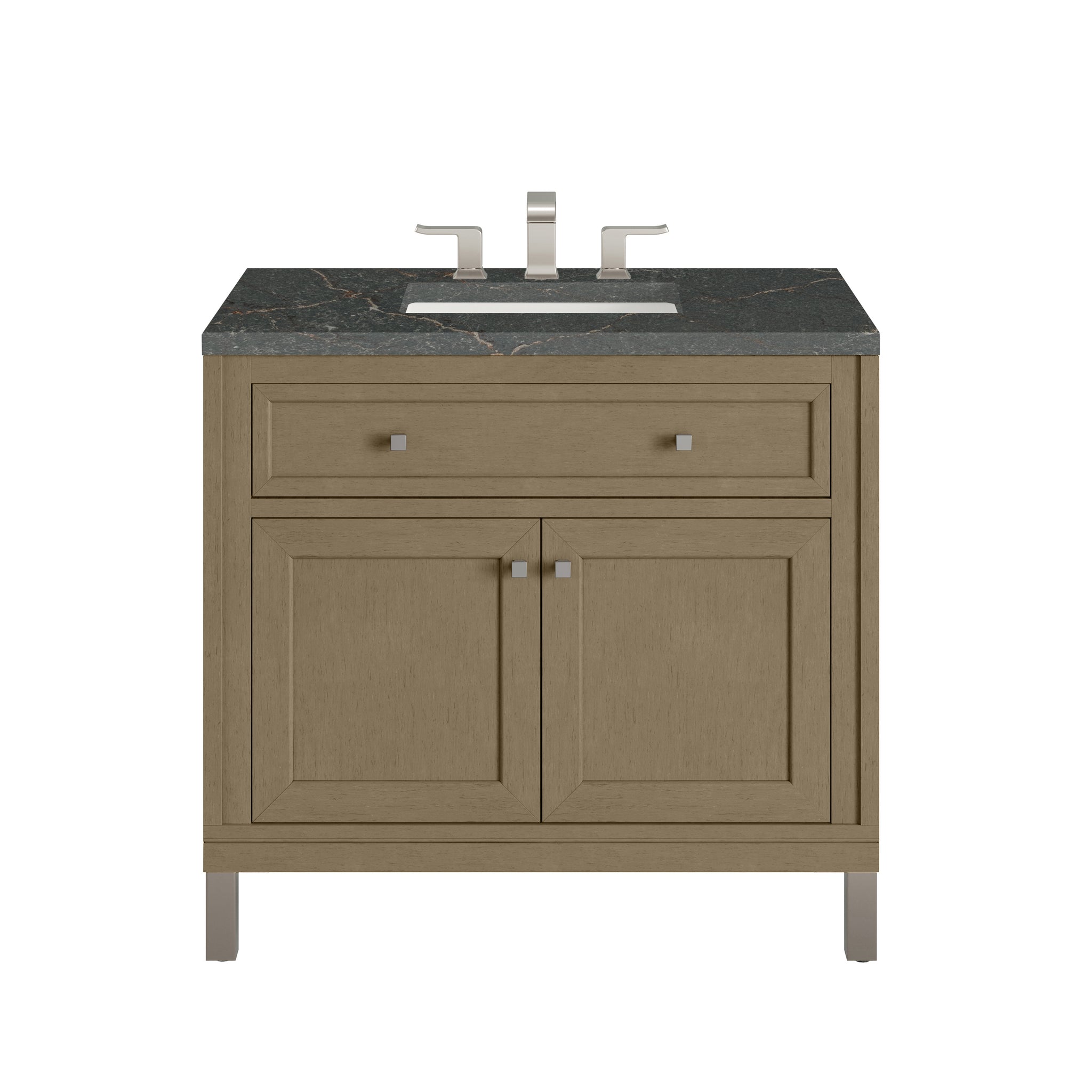 James Martin Chicago 36" Single Bathroom Vanity, Walnut Whisper by James Martin