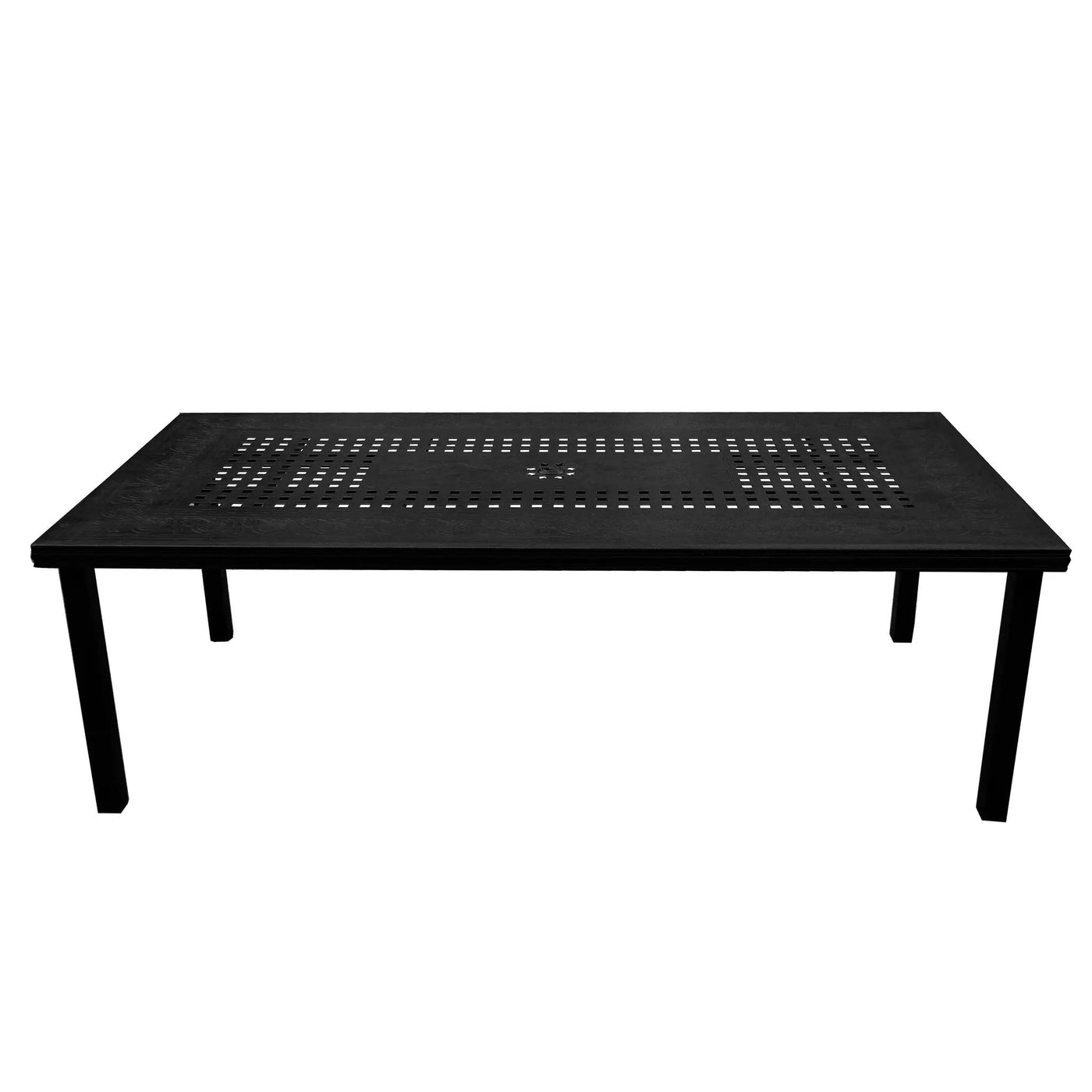 Outdoor Aluminum 9pc Rectangular Patio Dining Set with Eight Chairs by Sharicks