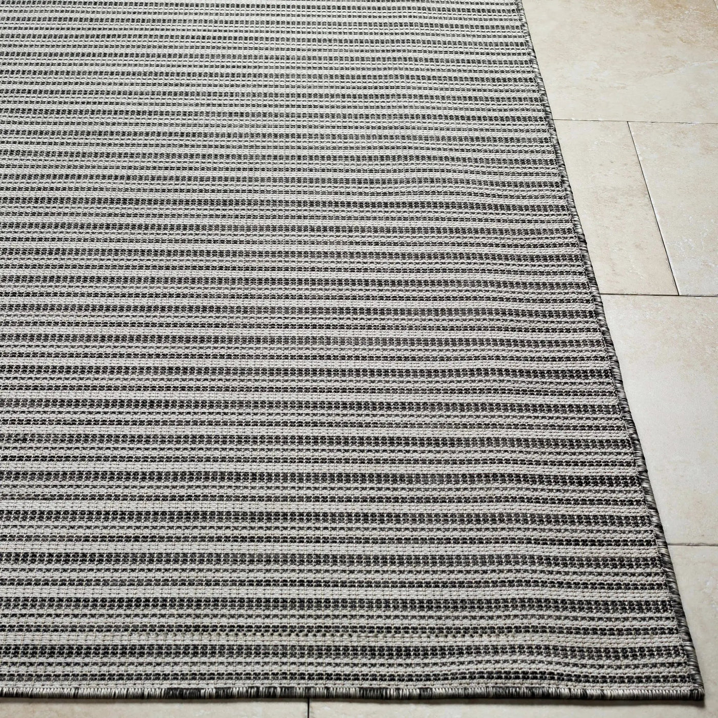 Greg Black Outdoor Area Rug - Clearance by Boutique Rugs