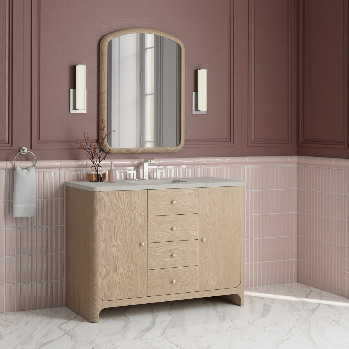James Martin Gracyn 48" Single Bathroom Vanity, Coastal Driftwood, view 30