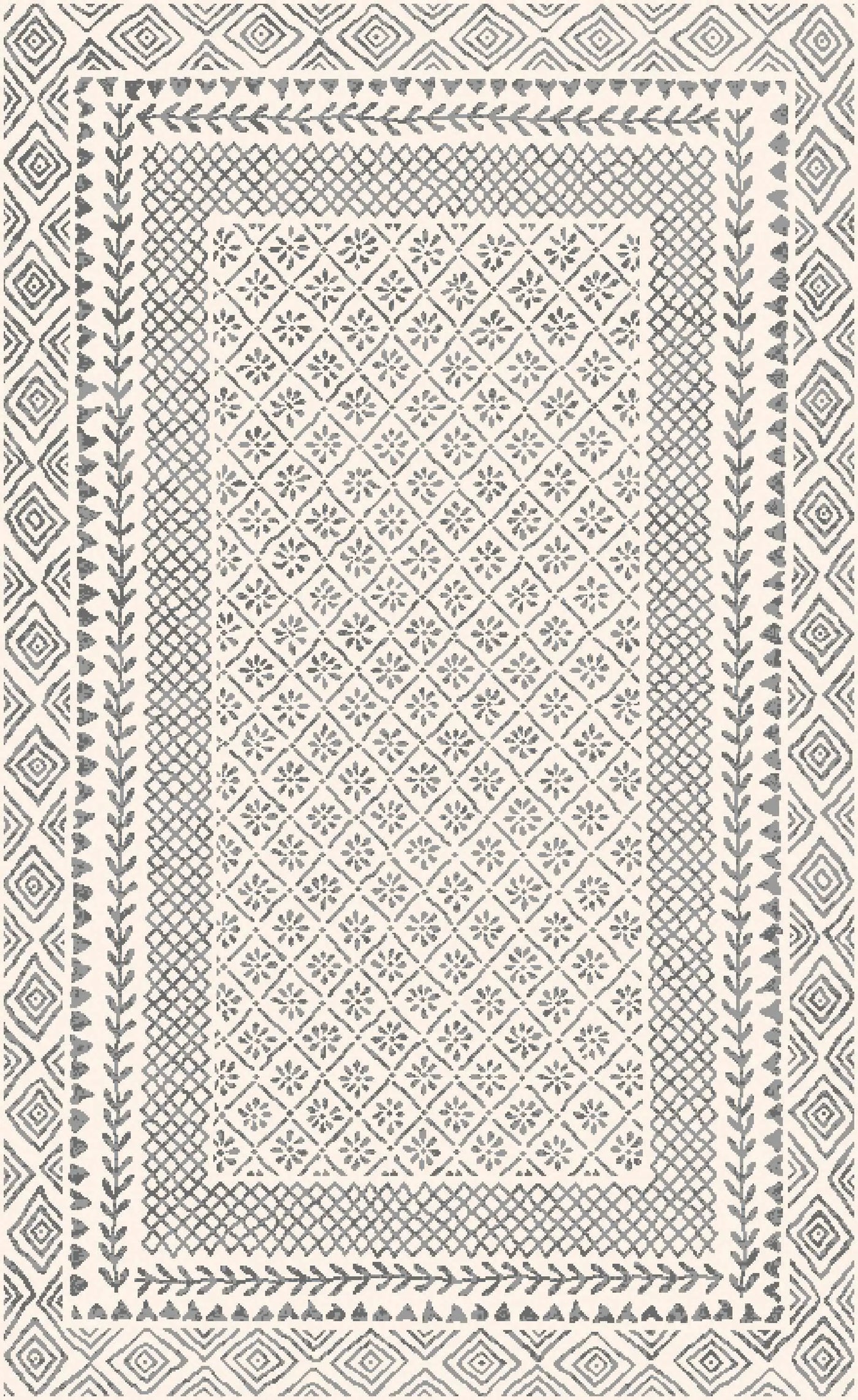 Burdette Soft Neutral Rug by Hauteloom