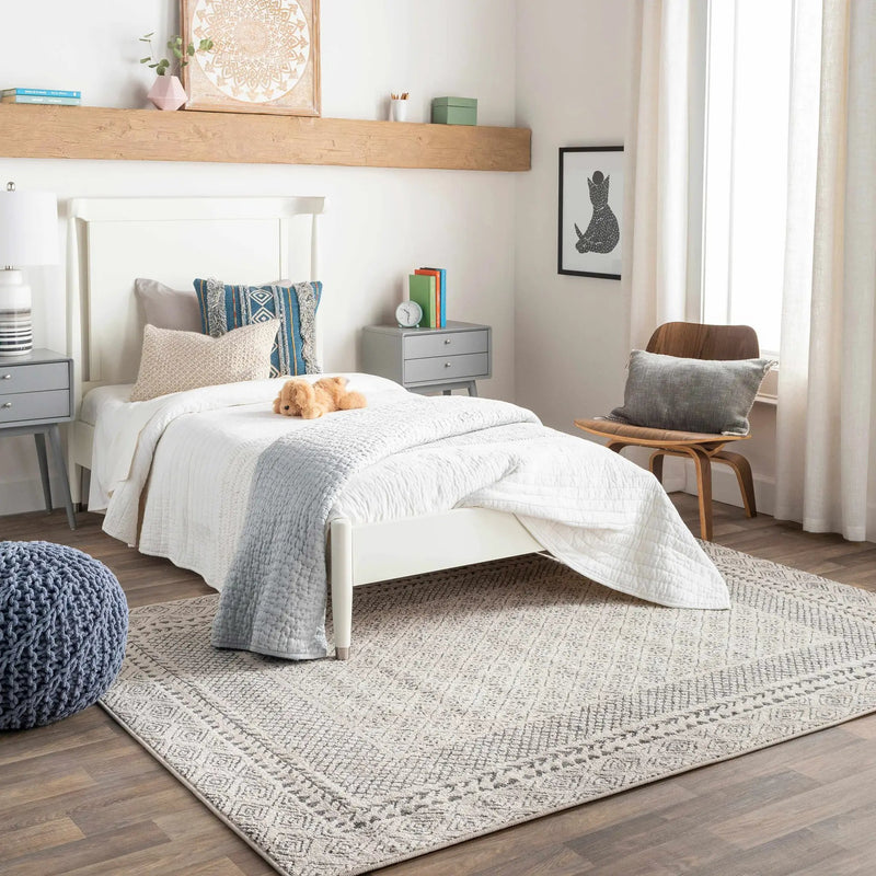 Burdette Soft Neutral Rug by Hauteloom