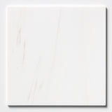 Bianco Dolomiti Honed Marble Tiles 12x12