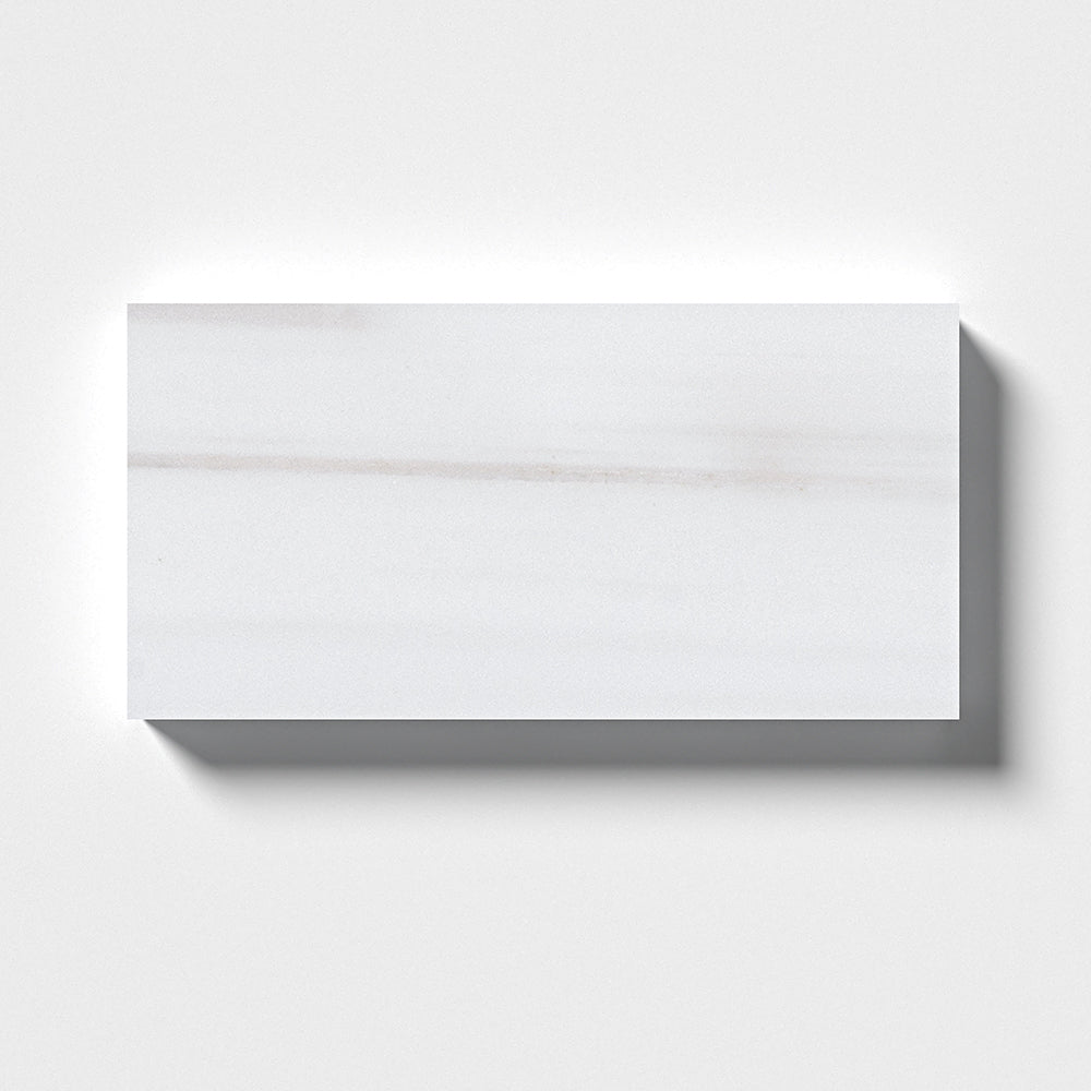 Bianco Dolomiti Honed Subway Marble Tiles 2 3/4x5 1/2 Marble Honed 2x6 Tiles