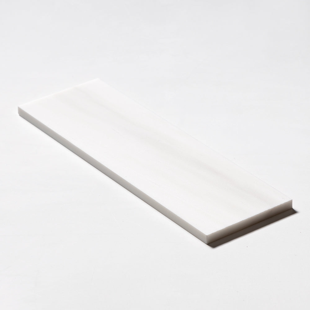 Bianco Dolomiti Honed Subway Marble Tiles 4x12 Marble Honed 4x12 Tiles — 2