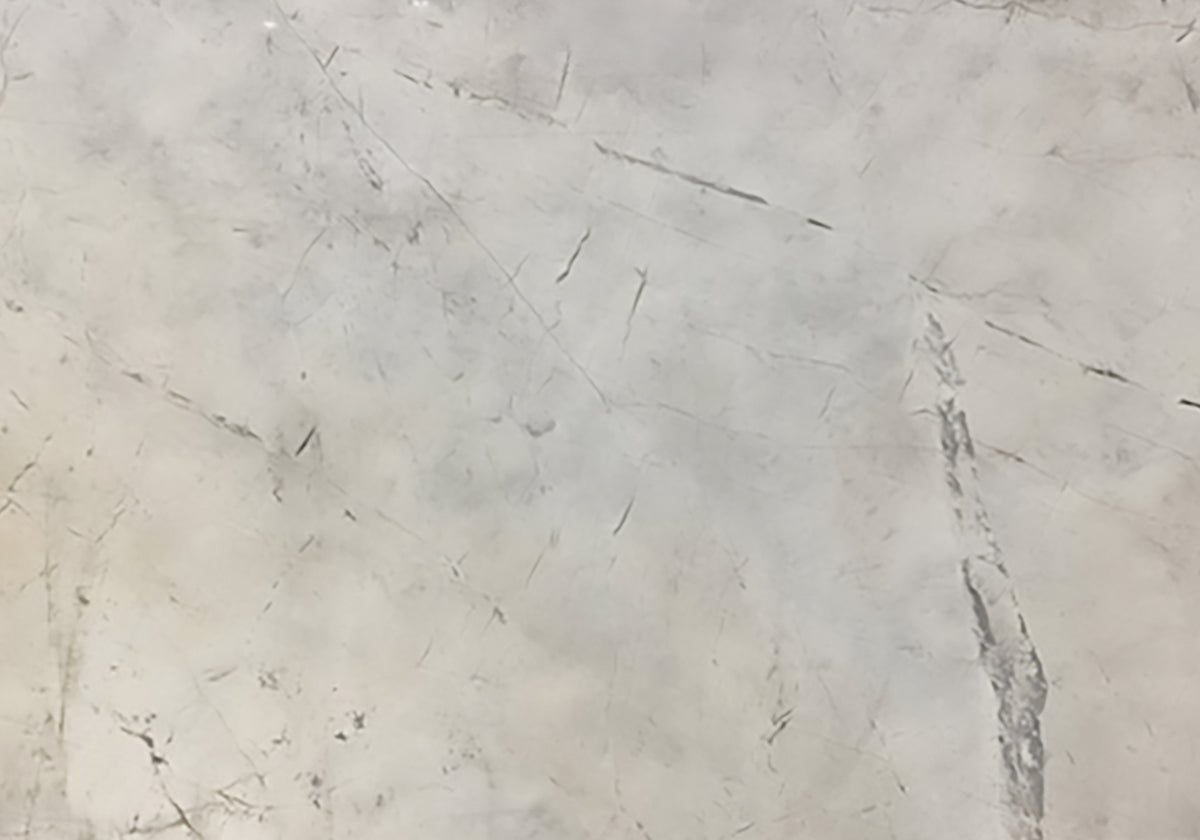 Bianco Dolomiti Venato Polished Marble Slab Random