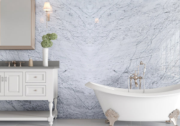 Bianco Gioia Polished Marble Slab Random