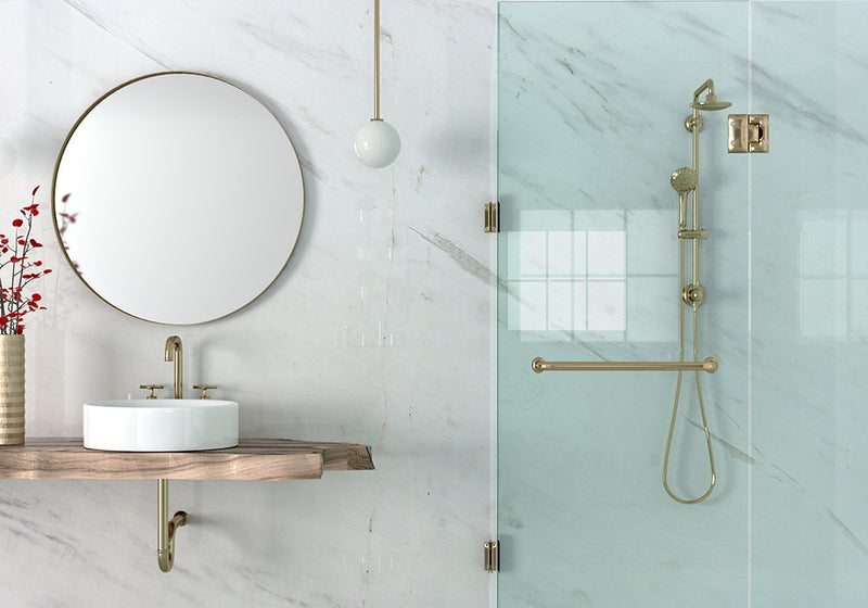 Bianco Venus Polished Marble Slab Random room scene 3