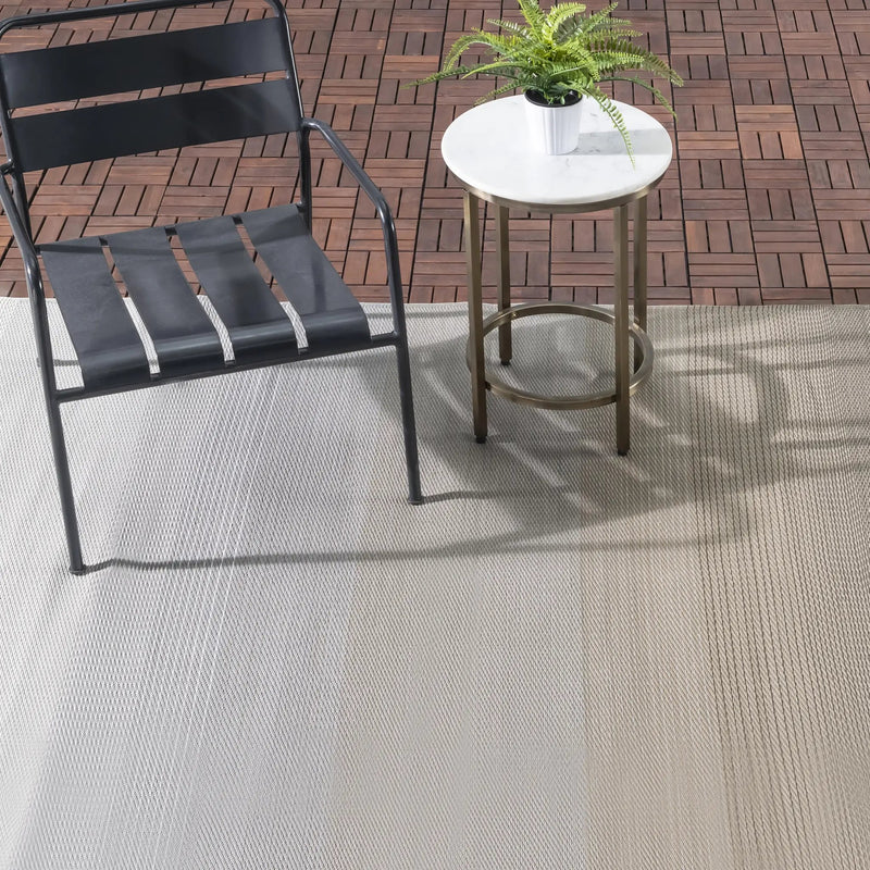 Big Sur - Ash Outdoor Rug for Patio by Fab Habitat
