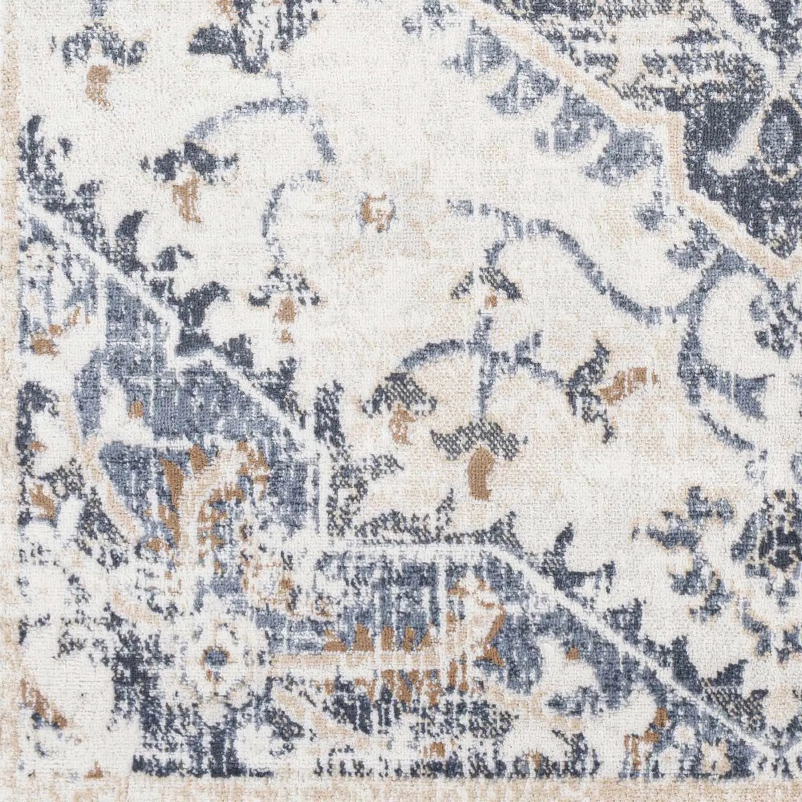 Biggleswade Denim Medallion Area Rug by Boutique Rugs