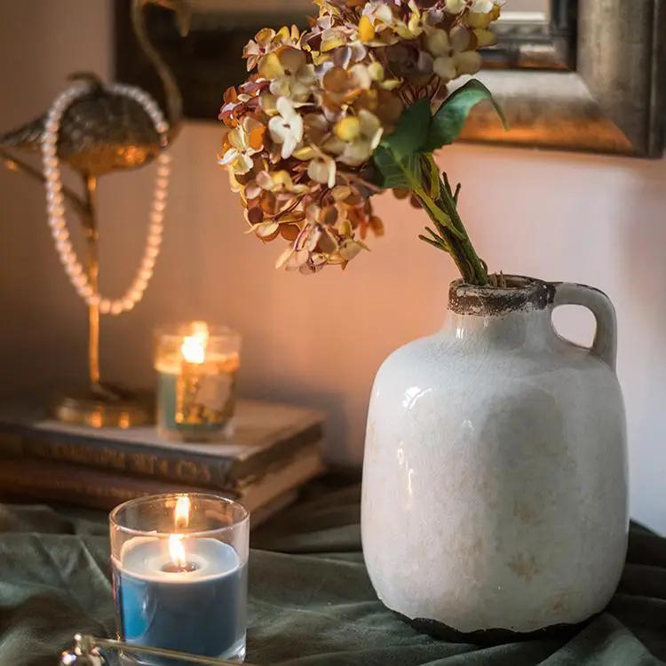 Binglie Glazed Pottery Vase with Single Handle by RusticReach