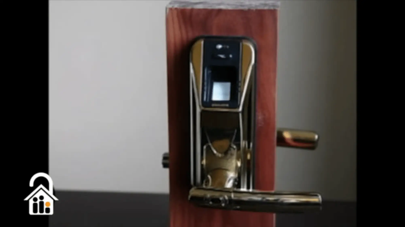 BIOLOCK 333 Biometric Fingerprint Entry Lever Door Lock by Outdoor Solar Outlet