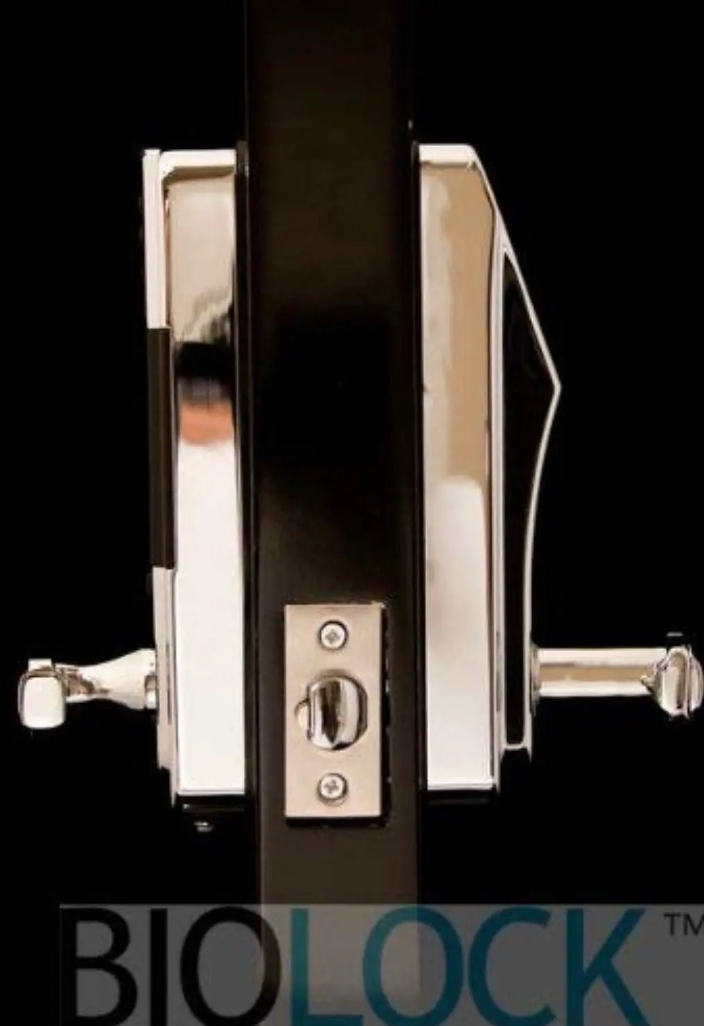 BIOLOCK 333 Biometric Fingerprint Entry Lever Door Lock by Outdoor Solar Outlet