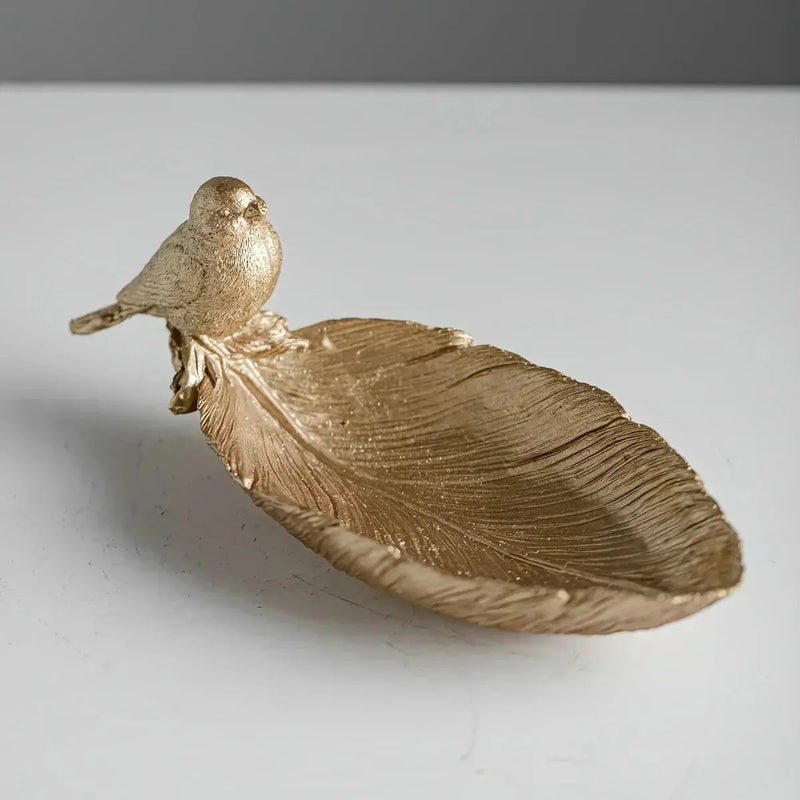 Bird Feather Storage Box Home Decoration, non- contact by House Of Avana