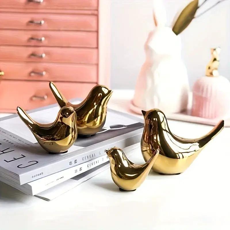 Bird Statue - Ceramic Small by House Of Avana
