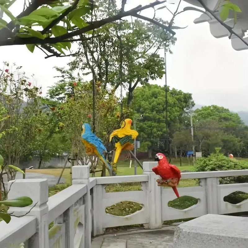 Bird Statues - Decorative Metal Set by House Of Avana