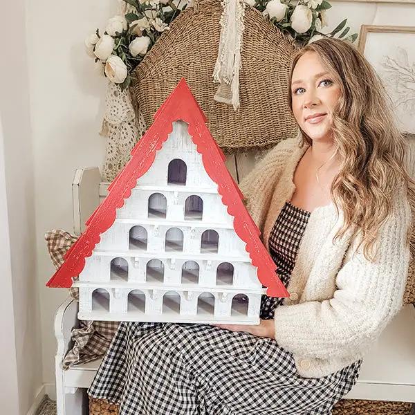 Red Roof Multi Tiered Functional Birdhouse by Decor Steals