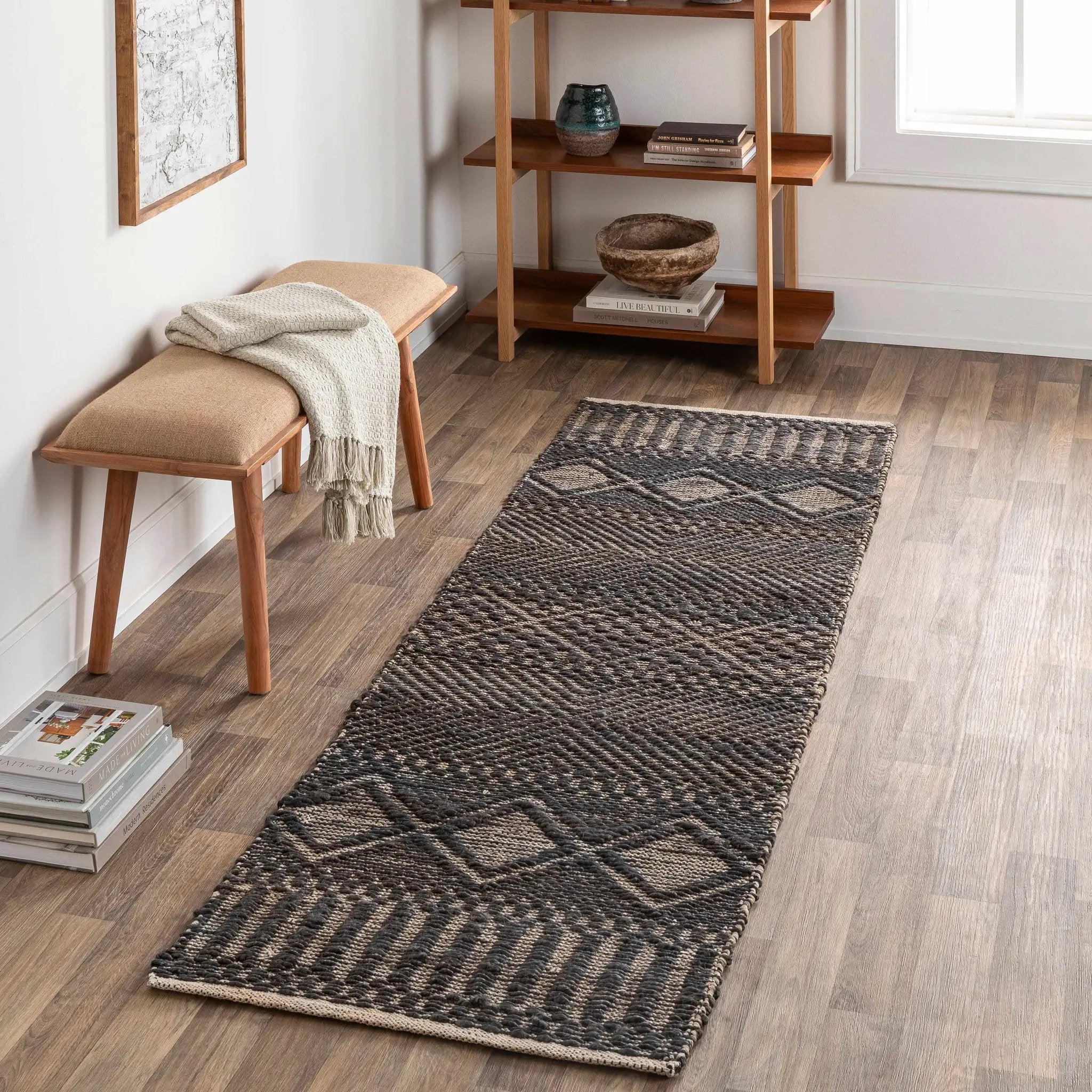 Bithlo Jute Carpet - Clearance by Boutique Rugs