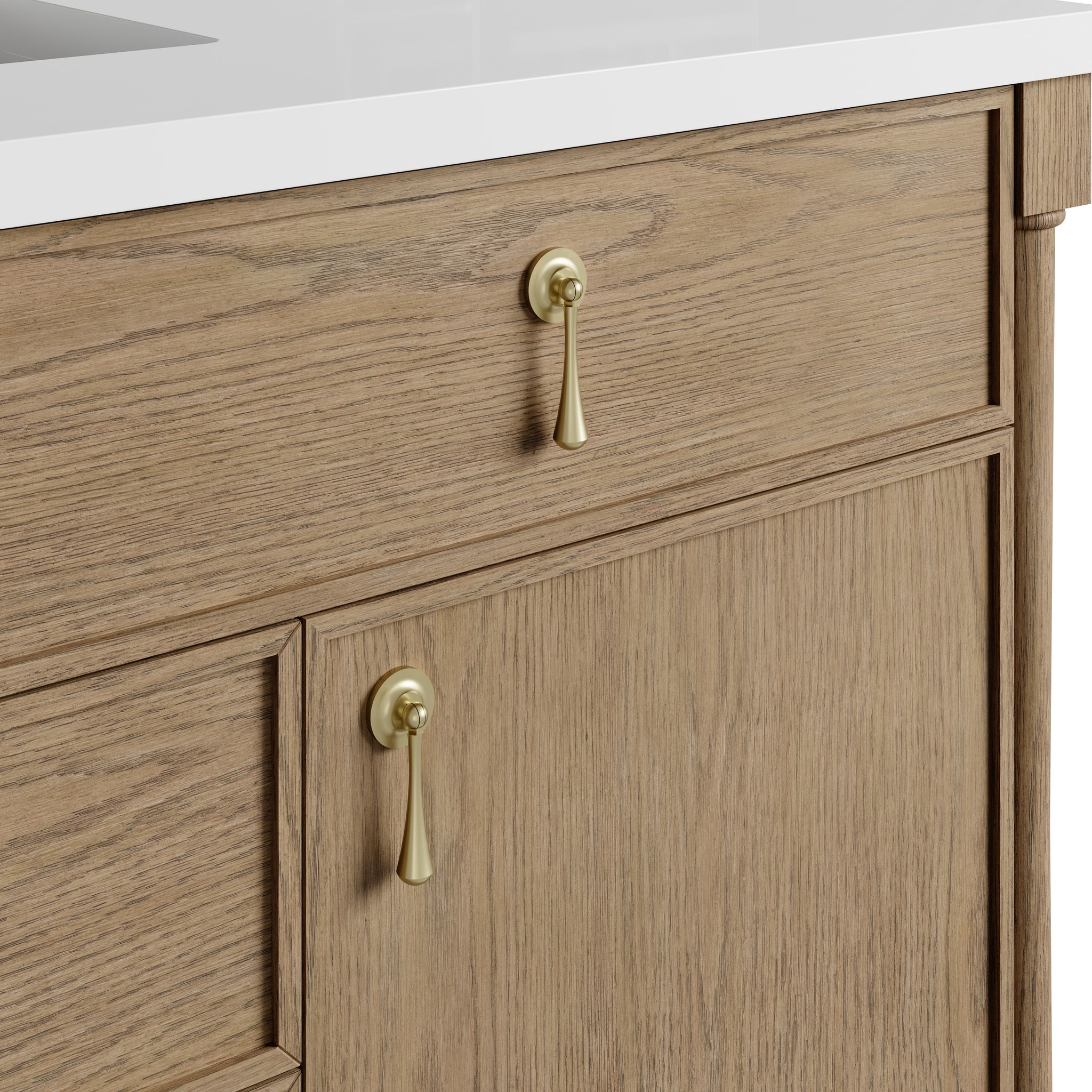 James Martin Kinnsden 48" Single Bathroom Vanity, Weathered Oak by James Martin
